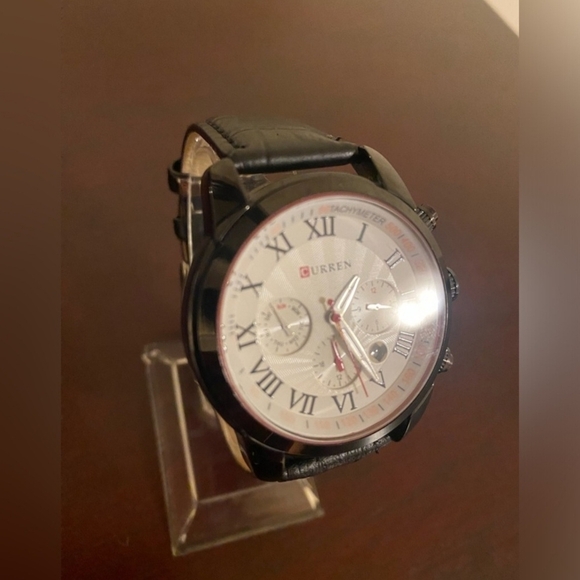 Brand new White face Roman Dials mens Curren fashion watch - Picture 5 of 5